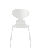 3101 Myren Stol i farvet ask af Arne Jacobsen - Hvid / Hvid - Jacobsen Plus