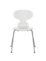 3101 Myren Stol lakeret af Arne Jacobsen - Hvid / Silver Grey - Jacobsen Plus