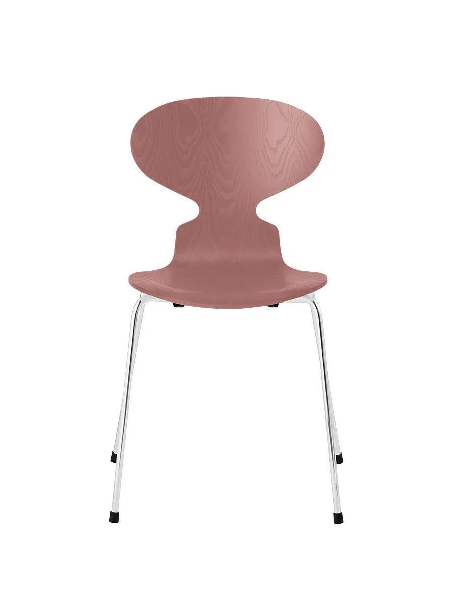 3101 Myren Stol i farvet ask af Arne Jacobsen - Wild Rose / Krom - Jacobsen Plus