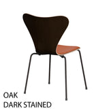 Fritz Hansen - 3107 stol, naturfiner og forsidepolstret i Grace læder - 7 - Jacobsen Plus