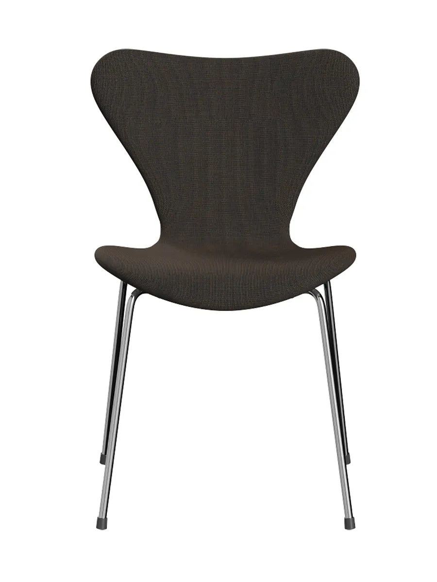 3107 Serie 7, fuldpolstret af Arne Jacobsen - Canvas / 0854 Gråblå - Jacobsen Plus