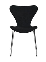 3107 Serie 7, fuldpolstret af Arne Jacobsen - Divina MD / 193 Sort - Jacobsen Plus