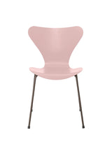 3107 Serie 7 stol i farvet ask af Arne Jacobsen - Pale Rose / Brown Bronze - Jacobsen Plus