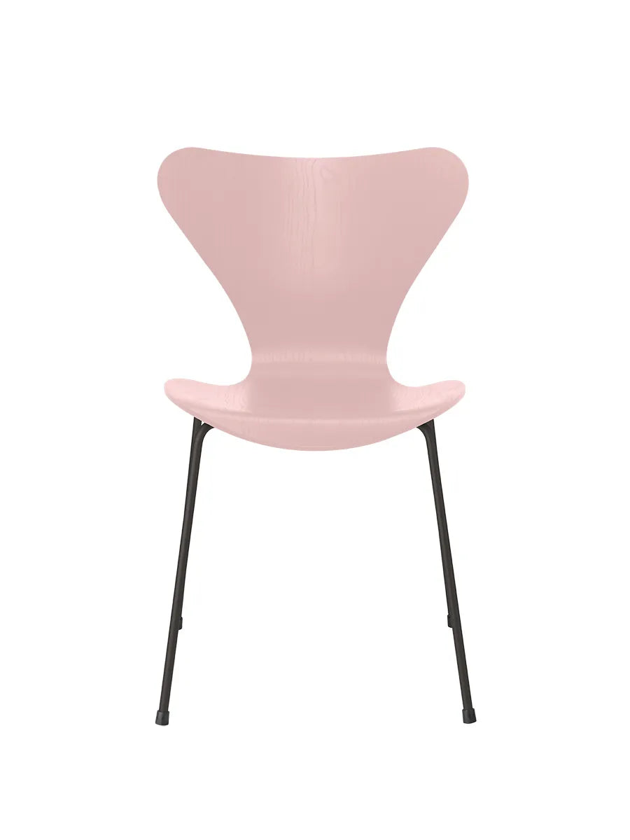 3107 Serie 7 stol i farvet ask af Arne Jacobsen - Pale Rose / Warm Graphite - Jacobsen Plus