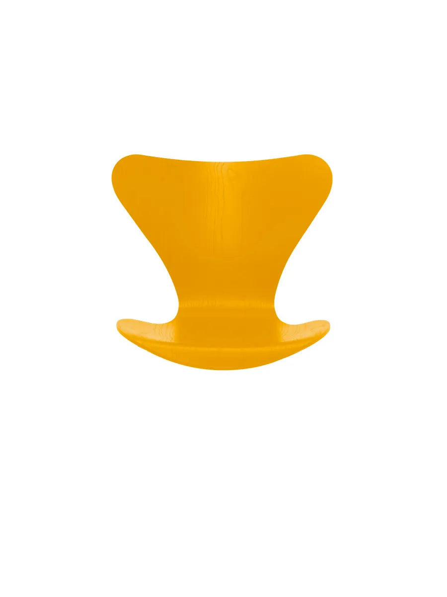 Skal til 3107 Stol fra Fritz Hansen - Farvet ask / True yellow - Jacobsen Plus