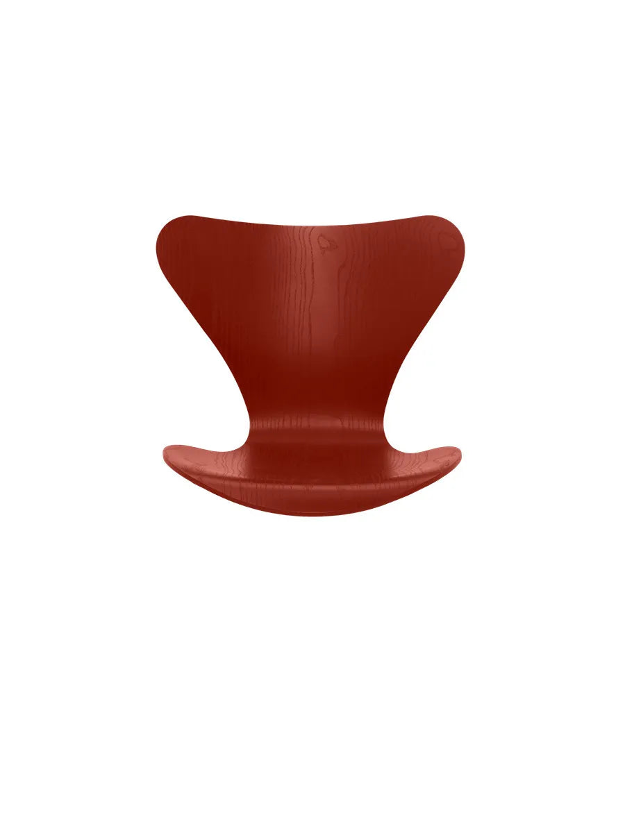 Skal til 3107 Stol fra Fritz Hansen - Farvet ask / Venetian red - Jacobsen Plus