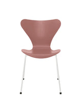 3107 Serie 7 stol i farvet ask af Arne Jacobsen - Wild Rose / Hvid - Jacobsen Plus