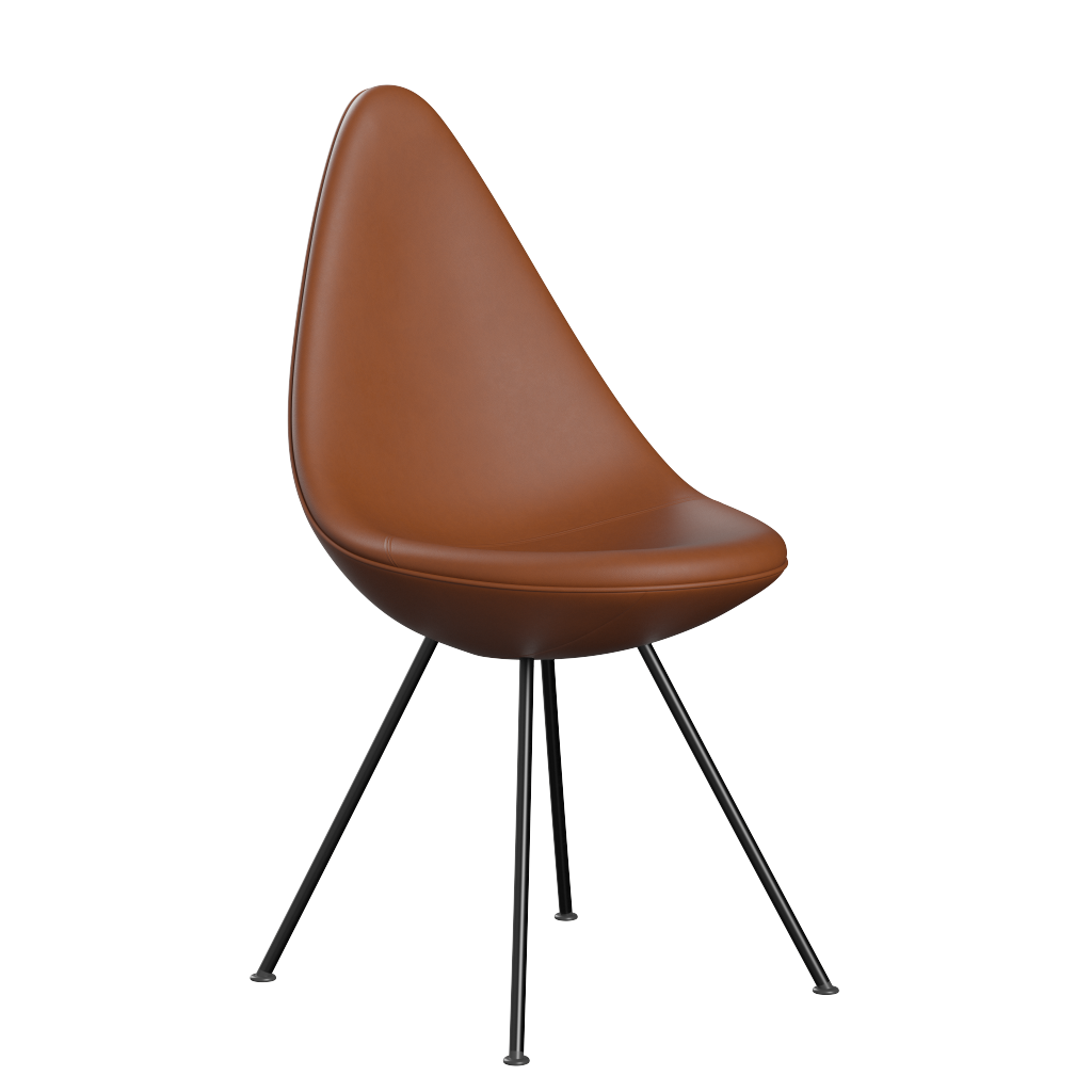  - Essential læder - Walnut / Sort stel - Jacobsen Plus