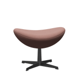 3127 Fodskammel til Ægget, stel i sort af Arne Jacobsen - Christianshavn - 1131 Orange/Red - Jacobsen Plus