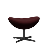 3127 Fodskammel til Ægget, stel i sort af Arne Jacobsen - Christianshavn - 1141 Red - Jacobsen Plus