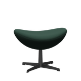 3127 Fodskammel til Ægget, stel i sort af Arne Jacobsen - Christianshavn - 1160 Dark Green Uni - Jacobsen Plus