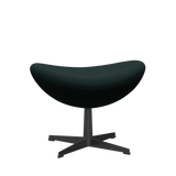 3127 Fodskammel til Ægget, stel i sort af Arne Jacobsen - Christianshavn - 1161 Dark Green - Jacobsen Plus