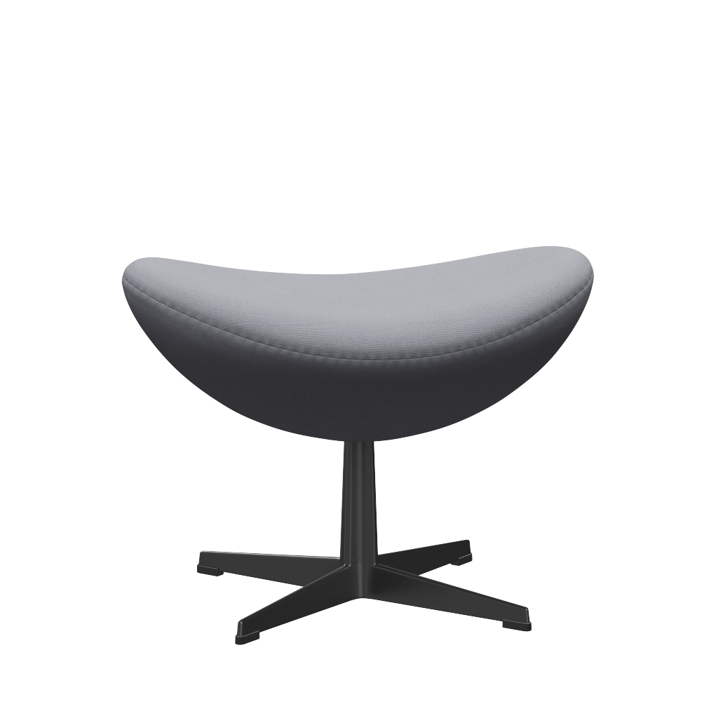 3127 Fodskammel til Ægget, stel i sort af Arne Jacobsen - Christianshavn - 1170 Light Grey Uni - Jacobsen Plus