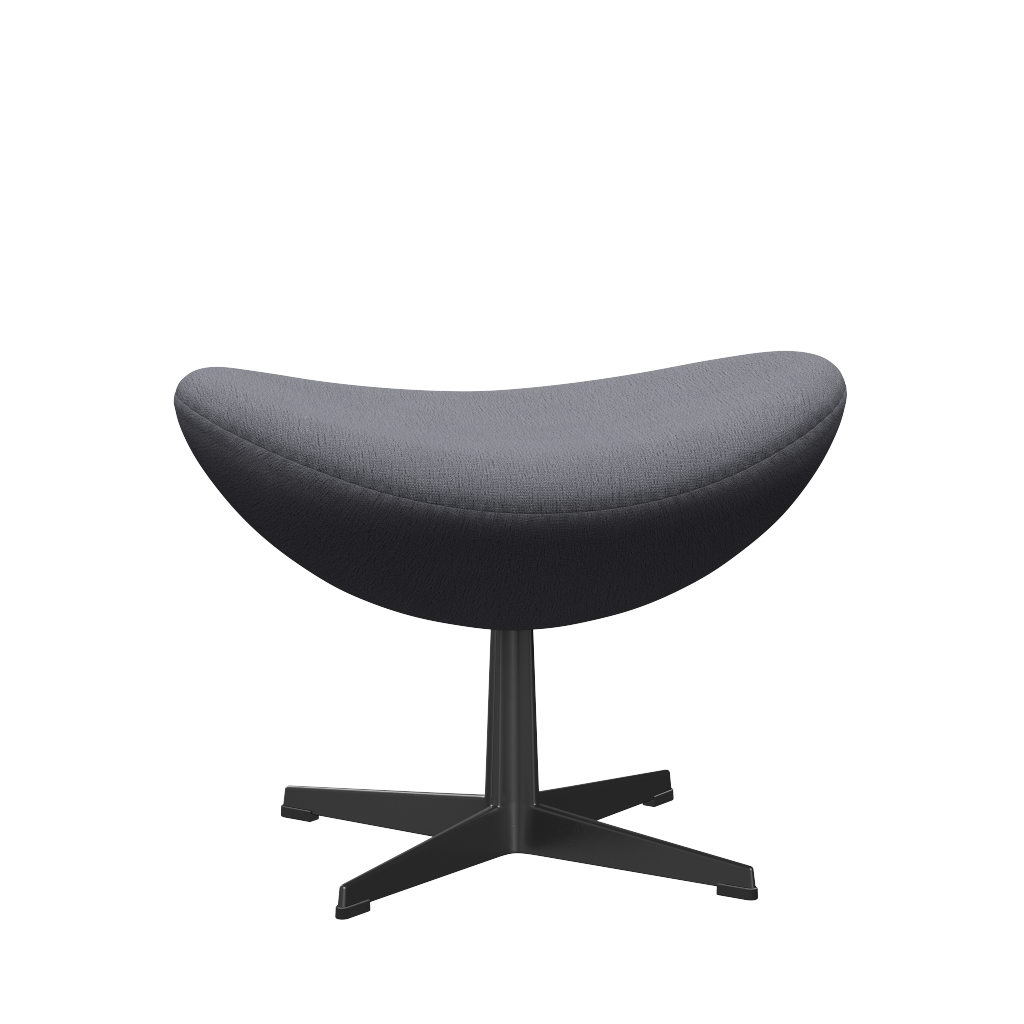 3127 Fodskammel til Ægget, stel i sort af Arne Jacobsen - Christianshavn - 1171 Light Grey - Jacobsen Plus