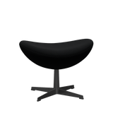 3127 Fodskammel til Ægget, stel i sort af Arne Jacobsen - Christianshavn - 1175 Black Uni - Jacobsen Plus