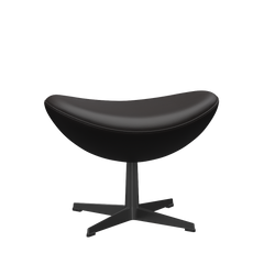 3127 Fodskammel til Ægget, stel i sort af Arne Jacobsen