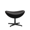 3127 Fodskammel til Ægget, stel i sort af Arne Jacobsen