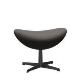 3127 Fodskammel til Ægget, stel i sort af Arne Jacobsen - Hallingdal - 143 Grey/Dark - Jacobsen Plus