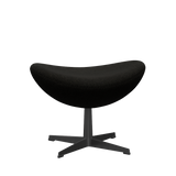 3127 Fodskammel til Ægget, stel i sort af Arne Jacobsen - Hallingdal - 173 Black/Grey - Jacobsen Plus