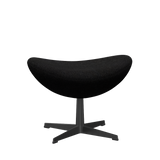 3127 Fodskammel til Ægget, stel i sort af Arne Jacobsen - Hallingdal - 180 Charcoal - Jacobsen Plus