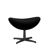 3127 Fodskammel til Ægget, stel i sort af Arne Jacobsen - Hallingdal - 190 Black - Jacobsen Plus
