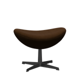 3127 Fodskammel til Ægget, stel i sort af Arne Jacobsen - Hallingdal - 350 Brown - Jacobsen Plus