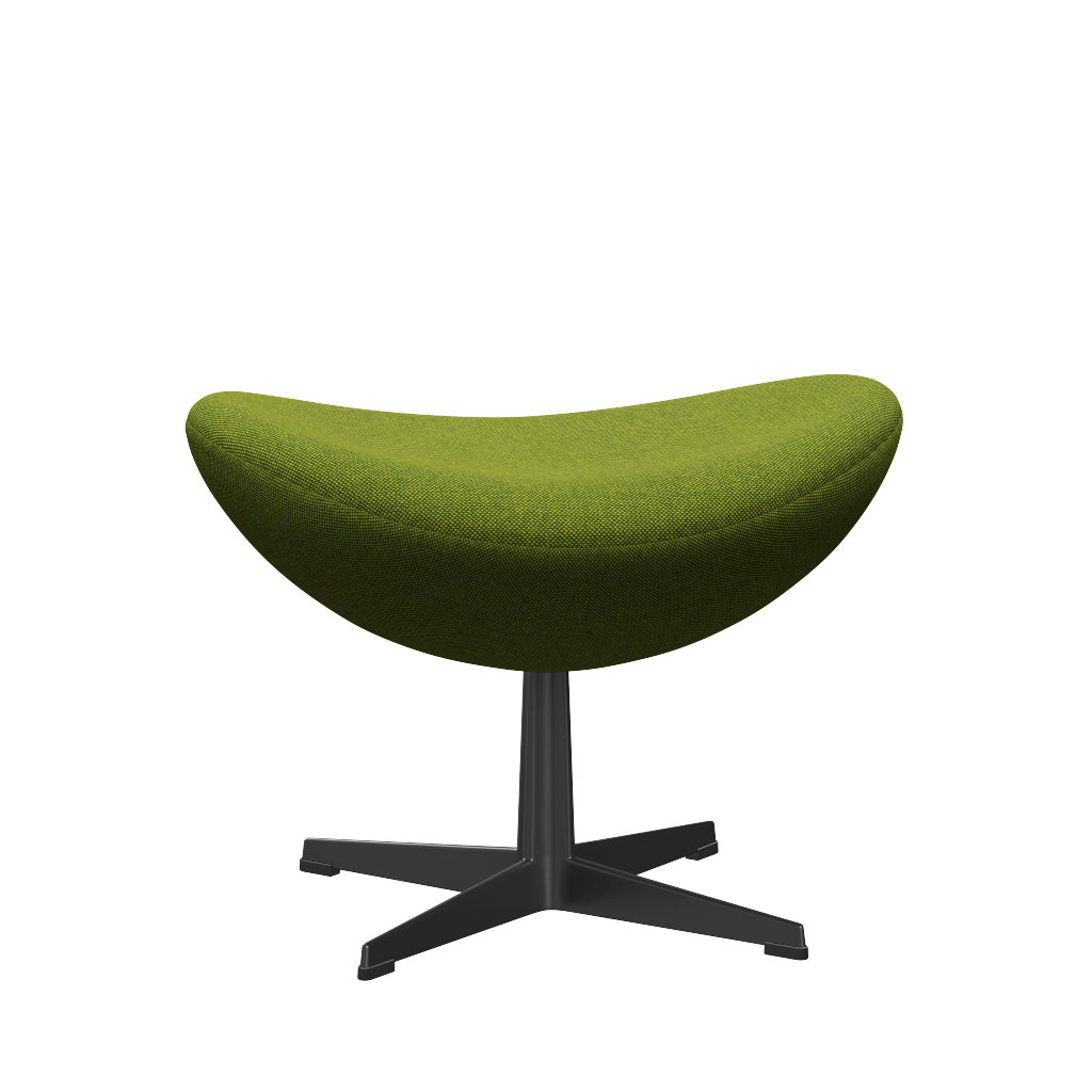 3127 Fodskammel til Ægget, stel i sort af Arne Jacobsen - Hallingdal - 980 Green - Jacobsen Plus