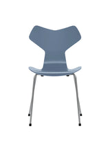 3130 Grand Prix stol lakeret af Arne Jacobsen - Dusk Blue / Silver Grey - Jacobsen Plus