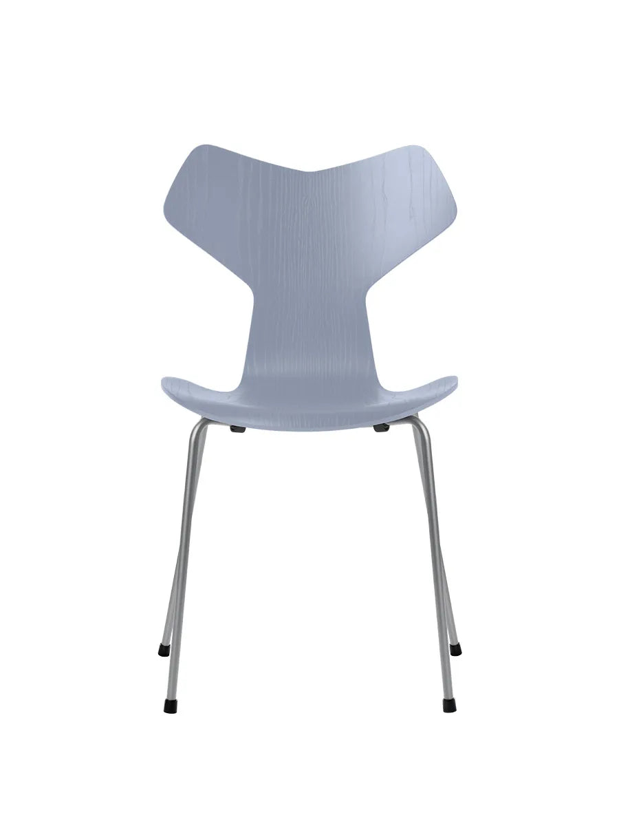 3130 Grand Prix stol i farvet ask af Arne Jacobsen - Lavender Blue / Silver Grey - Jacobsen Plus