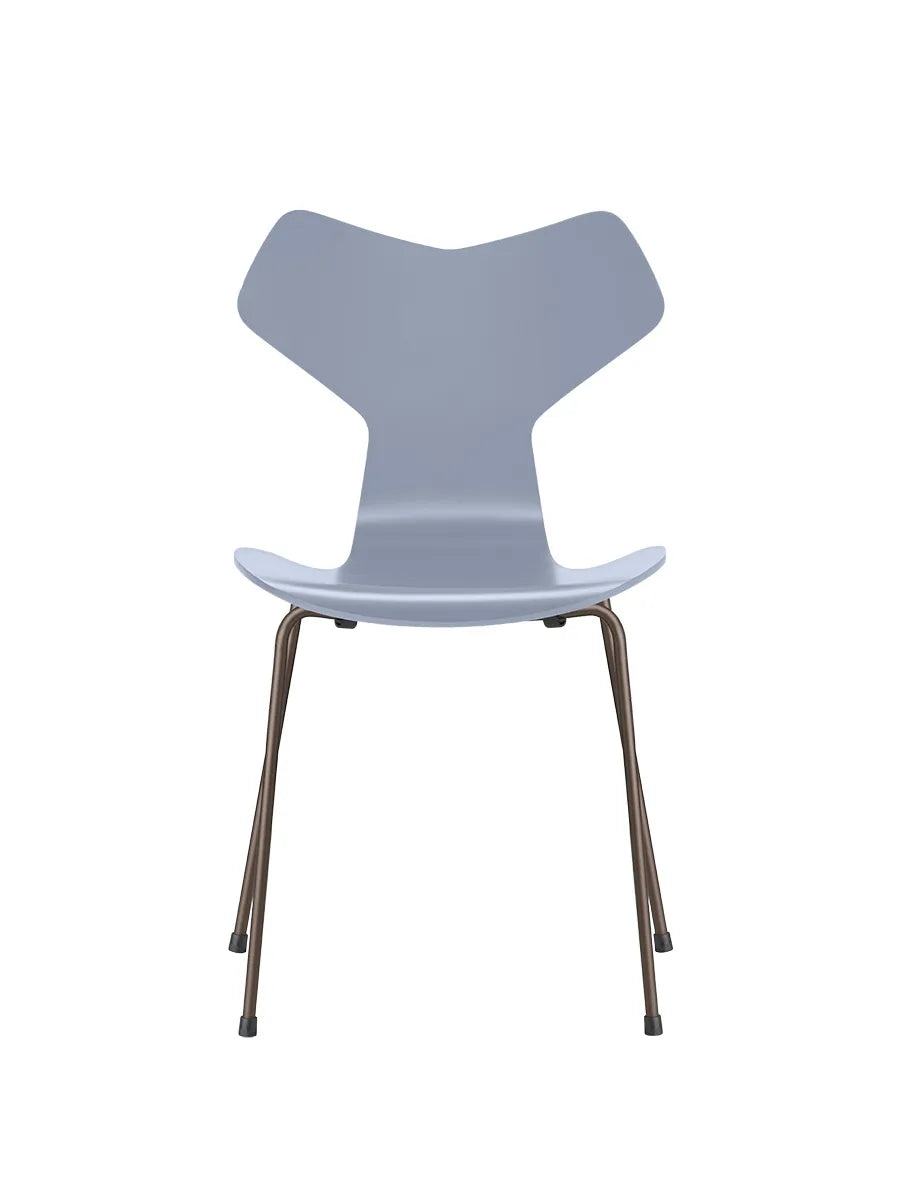 3130 Grand Prix stol lakeret af Arne Jacobsen - Lavender Blue / Brown Bronze - Jacobsen Plus
