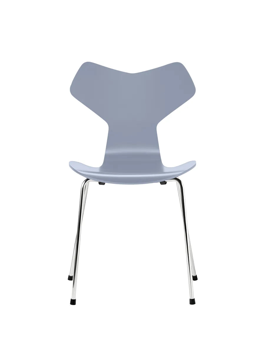 3130 Grand Prix stol lakeret af Arne Jacobsen - Lavender Blue / Krom - Jacobsen Plus