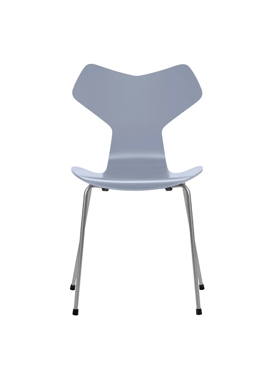3130 Grand Prix stol lakeret af Arne Jacobsen - Lavender Blue / Silver Grey - Jacobsen Plus