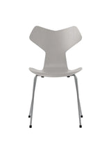3130 Grand Prix stol i farvet ask af Arne Jacobsen - Nine Grey / Silver Grey - Jacobsen Plus