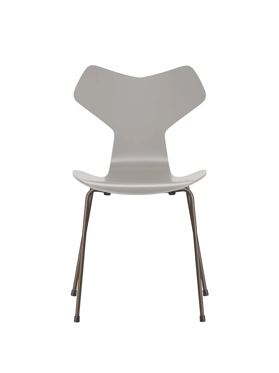 3130 Grand Prix stol lakeret af Arne Jacobsen - Nine Grey / Brown Bronze - Jacobsen Plus