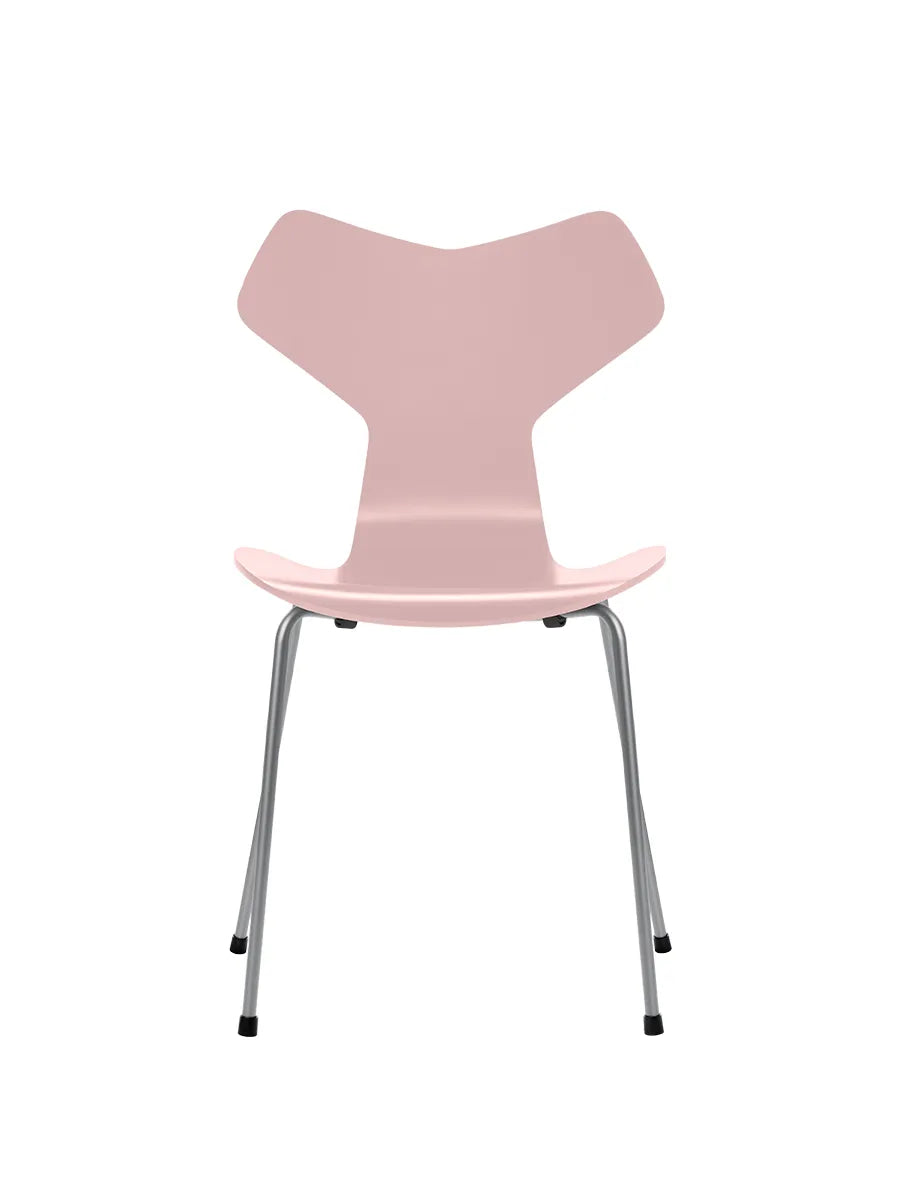3130 Grand Prix stol lakeret af Arne Jacobsen - Pale Rose / Silver Grey - Jacobsen Plus
