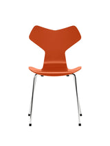 3130 Grand Prix stol lakeret af Arne Jacobsen - Paradise Orange / Krom - Jacobsen Plus