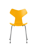3130 Grand Prix stol i farvet ask af Arne Jacobsen - True Yellow / Silver Grey - Jacobsen Plus