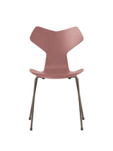 3130 Grand Prix stol i farvet ask af Arne Jacobsen - Wild Rose / Brown Bronze - Jacobsen Plus