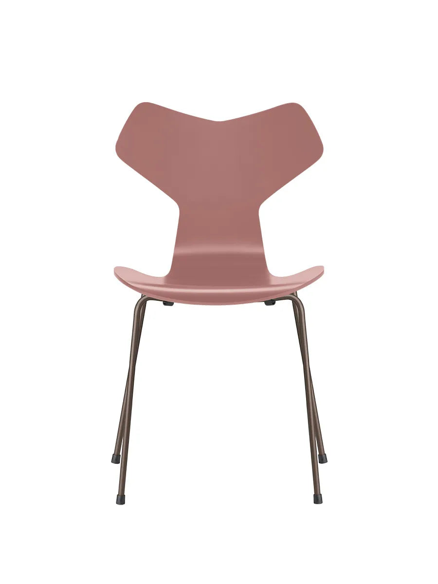 3130 Grand Prix stol lakeret af Arne Jacobsen - Wild Rose / Brown Bronze - Jacobsen Plus