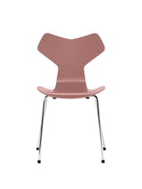 3130 Grand Prix stol lakeret af Arne Jacobsen - Wild Rose / Krom - Jacobsen Plus