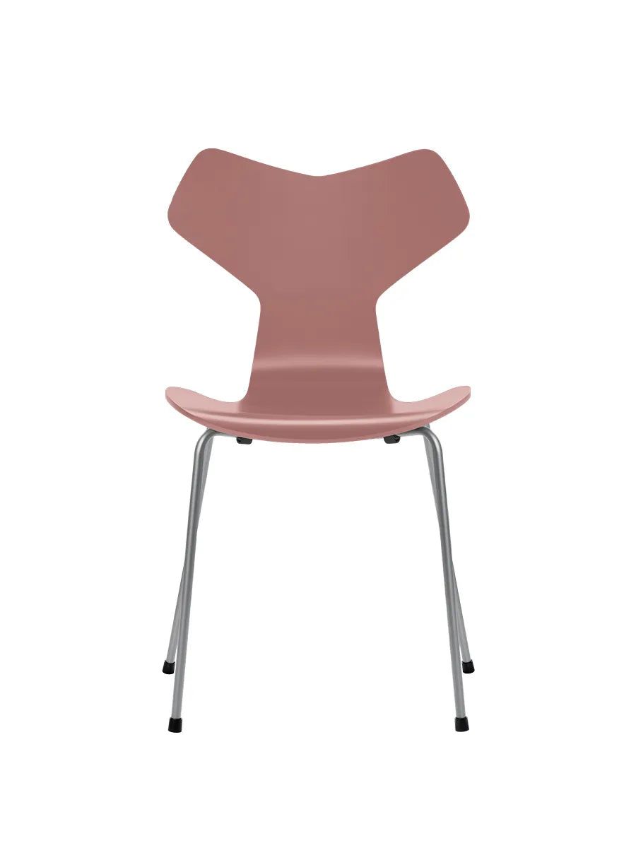 3130 Grand Prix stol lakeret af Arne Jacobsen - Wild Rose / Silver Grey - Jacobsen Plus