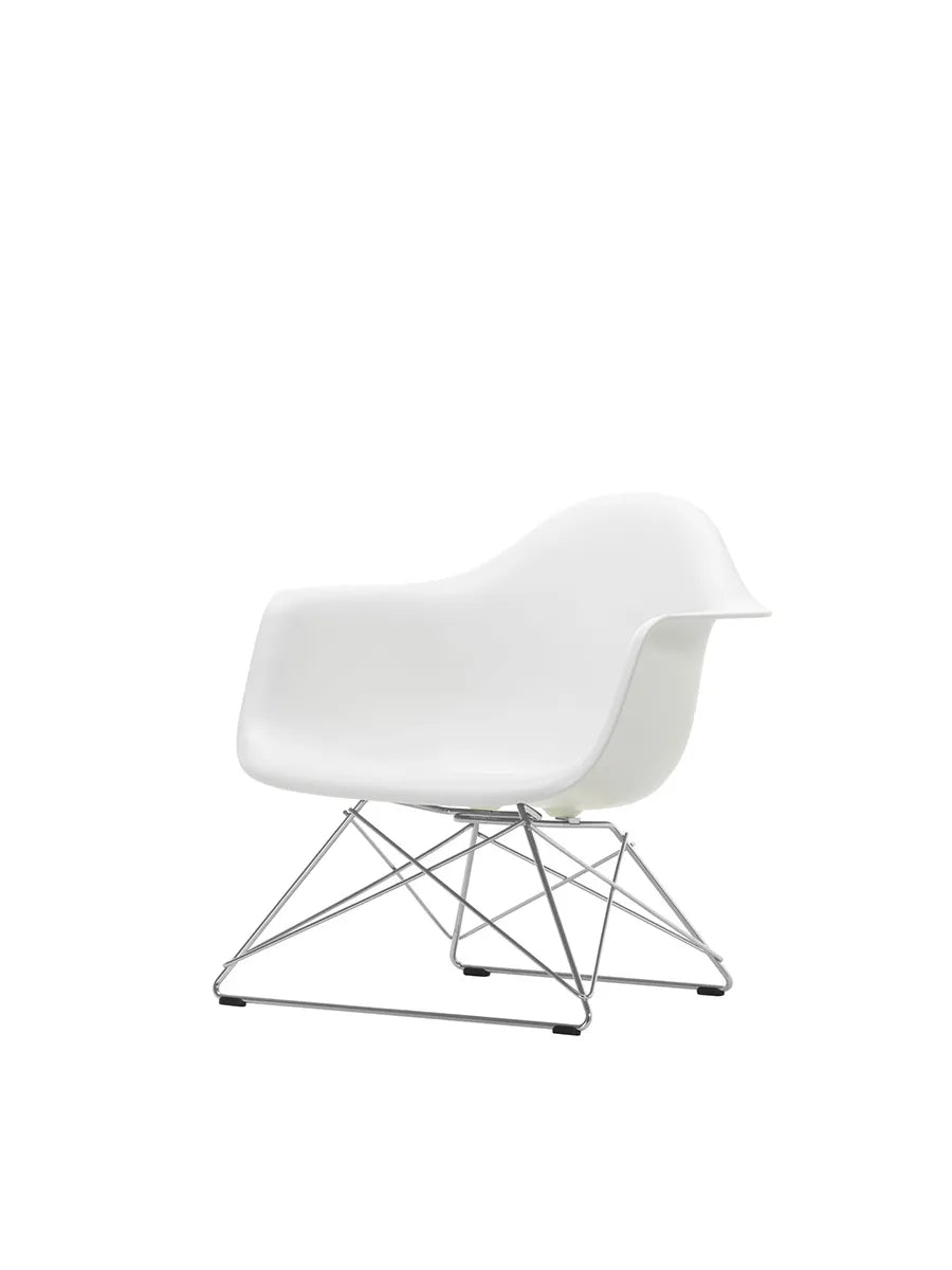 Eames Plastic Armchair LAR, forkromet fra Vitra - White - Jacobsen Plus