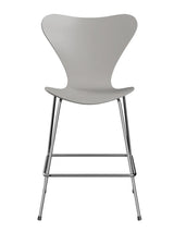 3187 Lav Barstol af Arne Jacobsen - Uden polstring / Lakeret / Nine grey - Jacobsen Plus