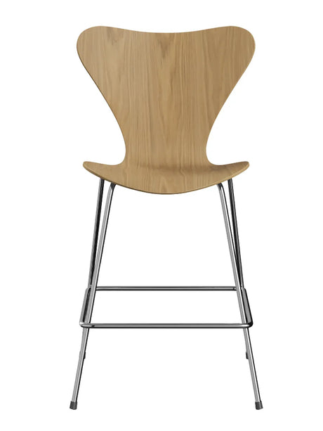 3187 Lav Barstol af Arne Jacobsen - Uden polstring / Eg / Ingen farve - Jacobsen Plus