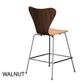 Fritz Hansen - 3187 lav barstol, naturfiner og forsidepolstret i Natur læder - 6 - Jacobsen Plus