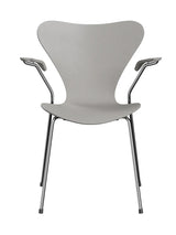 3207 Serie 7 Armstol af Arne Jacobsen - Uden polstring / Farvet ask / Nine grey - Jacobsen Plus
