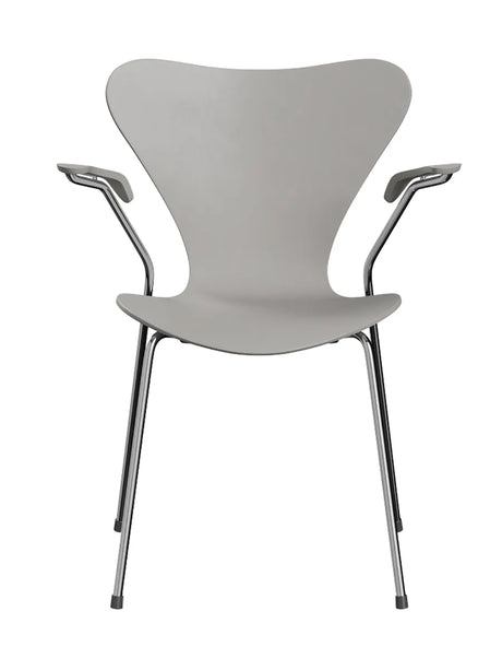 3207 Serie 7 Armstol af Arne Jacobsen - Uden polstring / Farvet ask / Hvid - Jacobsen Plus