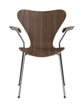 3207 Serie 7 Armstol af Arne Jacobsen - Uden polstring / Valnød / Ingen farve - Jacobsen Plus
