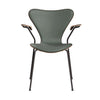 Mørkbejdset eg - Concrete Grey læder - Warm Graphite stel