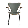 Elm - Concrete Grey læder - Sort stel
